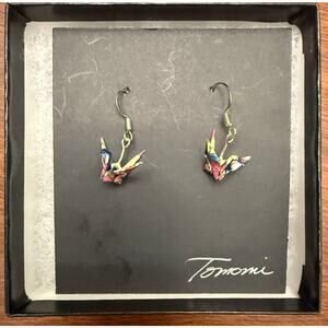 Oragami Crane Earrings